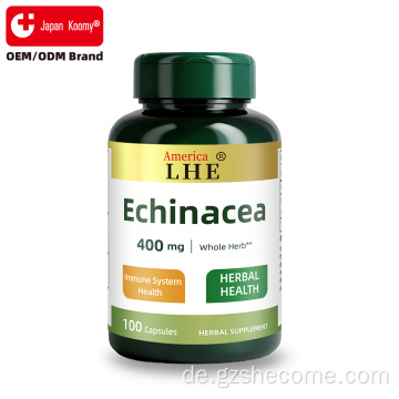 Echinacea-Kapseln unterstützen die Gesundheit des Immunsystems